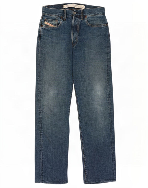 Diesel Mens Straight Jeans W30 L30 Blue Cotton