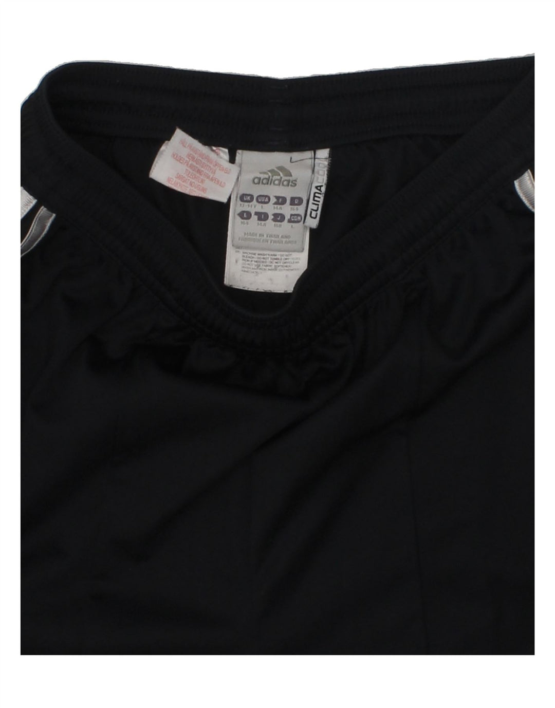 ADIDAS Boys FC Bayern Munchen Sport Shorts 13-14 Years Black Polyester | Vintage Adidas | Thrift | Second-Hand Adidas | Used Clothing | Messina Hembry 