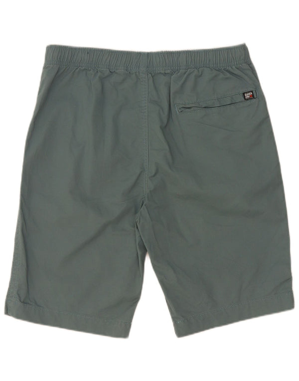Superdry Mens Chino Shorts W32 Medium Green Cotton