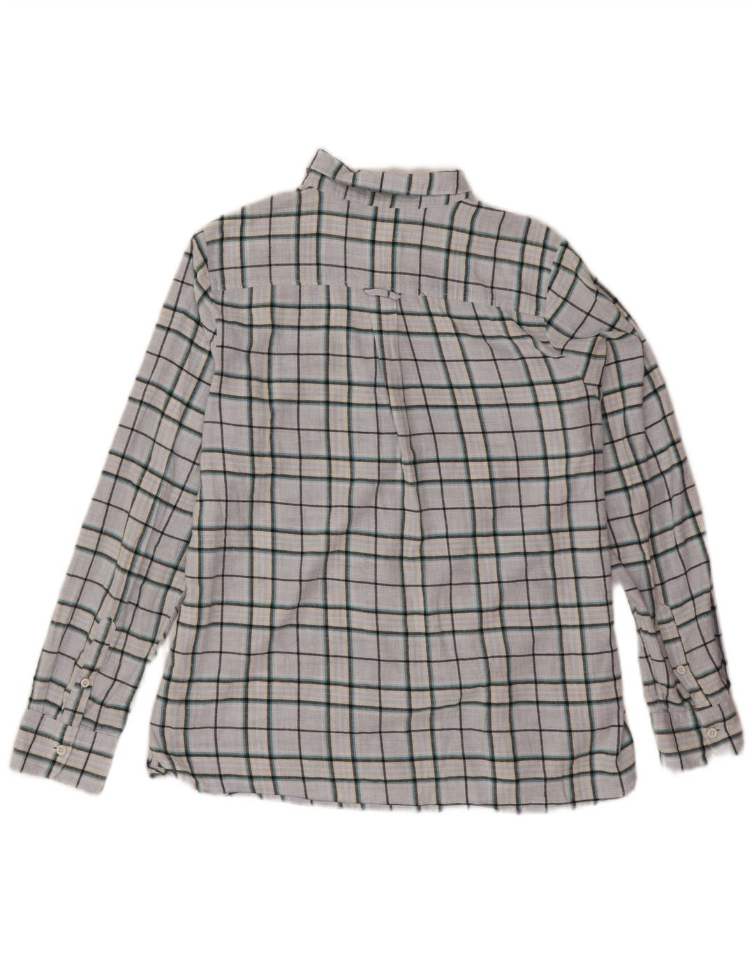 Fat Face Womens Oversized Shirt UK 14 Large Blue Check