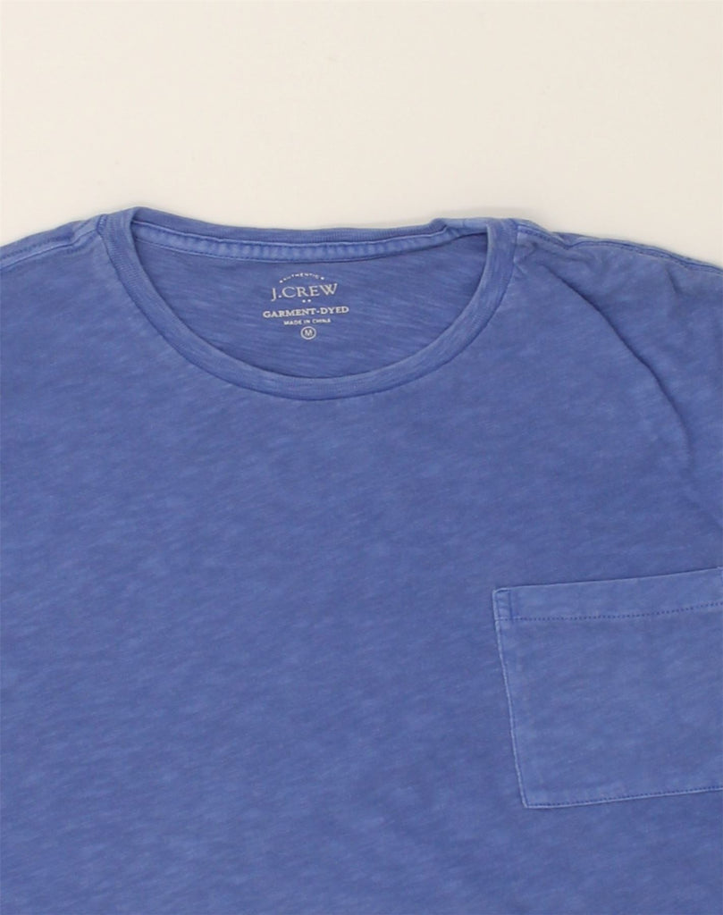 J. CREW Mens Garment Dyed T-Shirt Top Medium Blue Cotton | Vintage J. Crew | Thrift | Second-Hand J. Crew | Used Clothing | Messina Hembry 