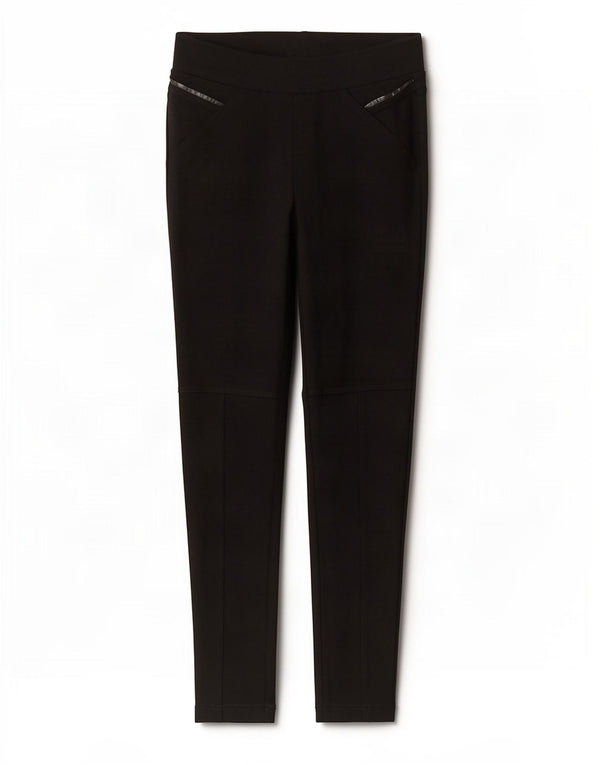 Zara Womens Skinny Cropped Trousers Medium W28 L24 Black
