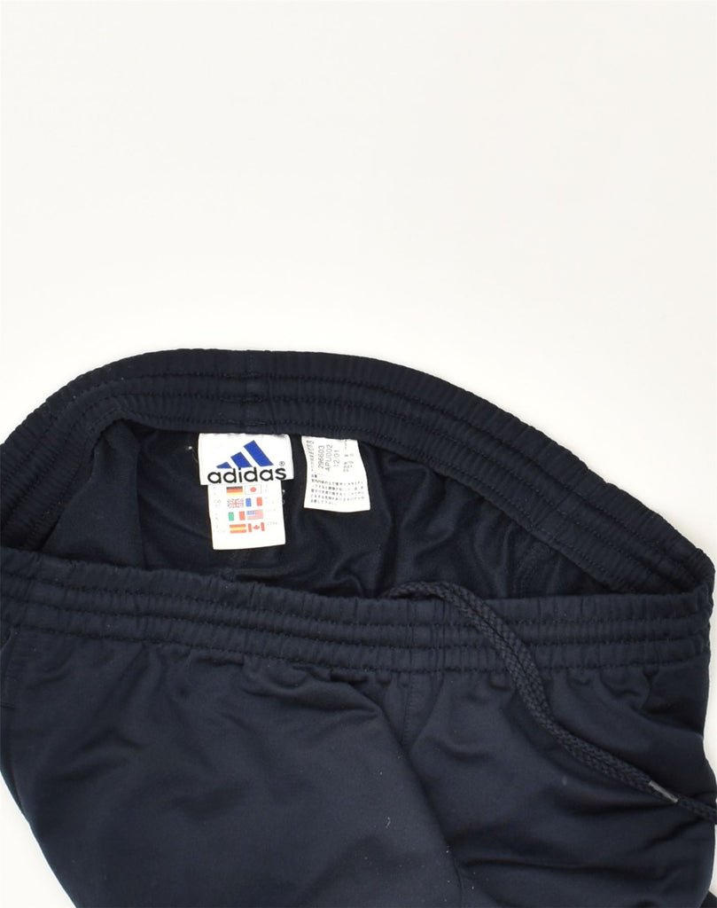 ADIDAS Mens Tracksuit Trousers Medium Navy Blue Polyester | Vintage Adidas | Thrift | Second-Hand Adidas | Used Clothing | Messina Hembry 