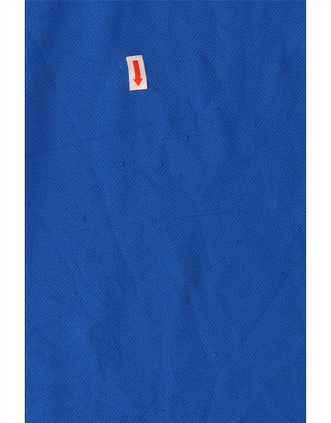 PUMA Mens Graphic Polo Shirt Large Blue Colourblock Polyester