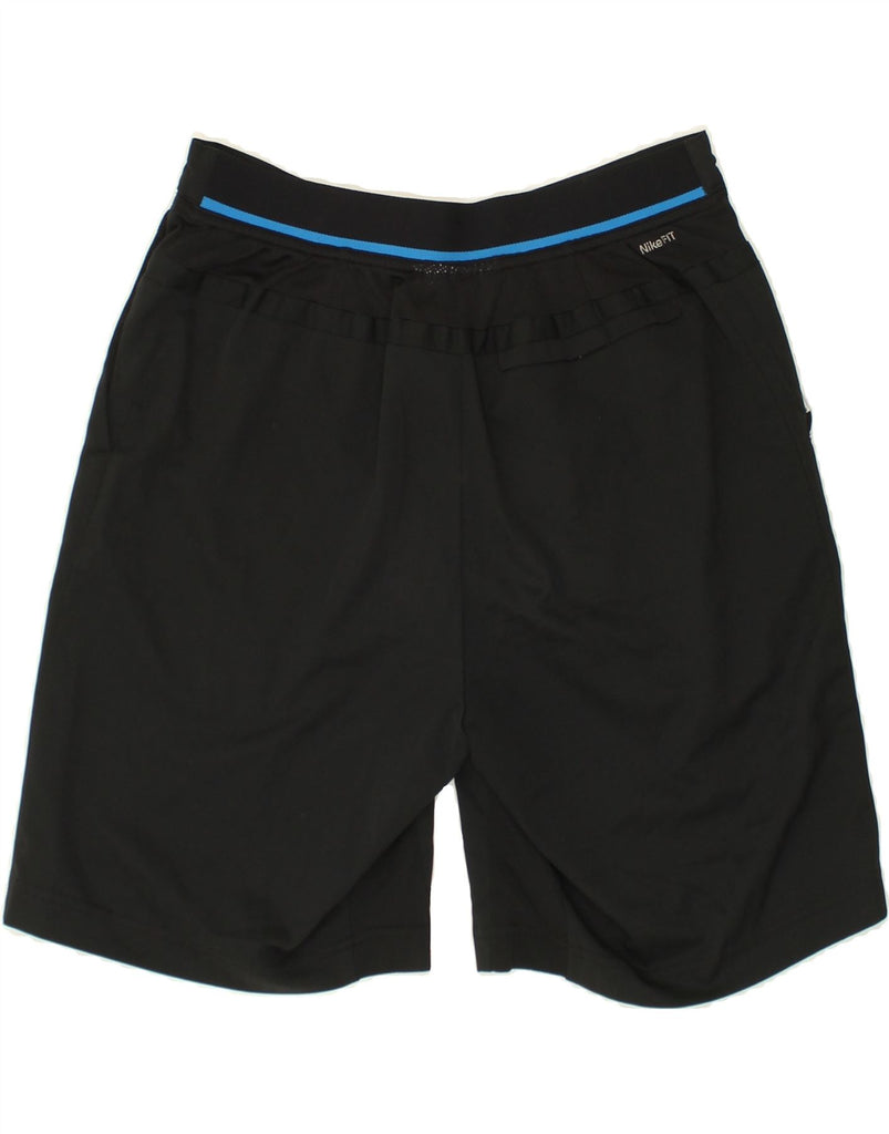 NIKE Mens Dri Fit Sport Shorts UK 31/33 Medium Black Polyester | Vintage Nike | Thrift | Second-Hand Nike | Used Clothing | Messina Hembry 