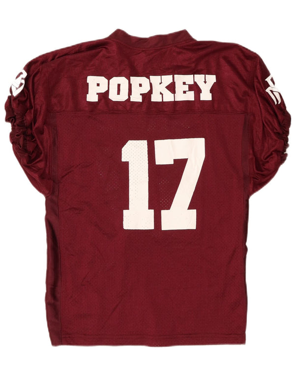 Champion Womens Ridge 17 Graphic T-Shirt Top UK 14 Large Burgundy Nylon