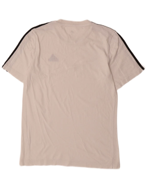 Adidas Mens T-Shirt Top Small White