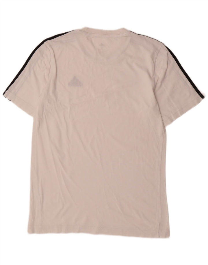 Adidas Mens T-Shirt Top Small White
