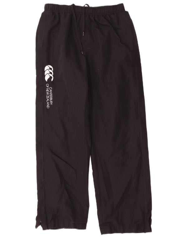 Canterbury Womens Graphic Windbreaker Trousers UK 12 Medium Black Polyester