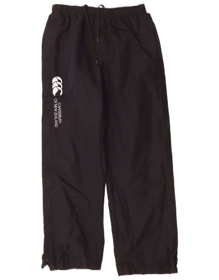 Canterbury Womens Graphic Windbreaker Trousers UK 12 Medium Black Polyester