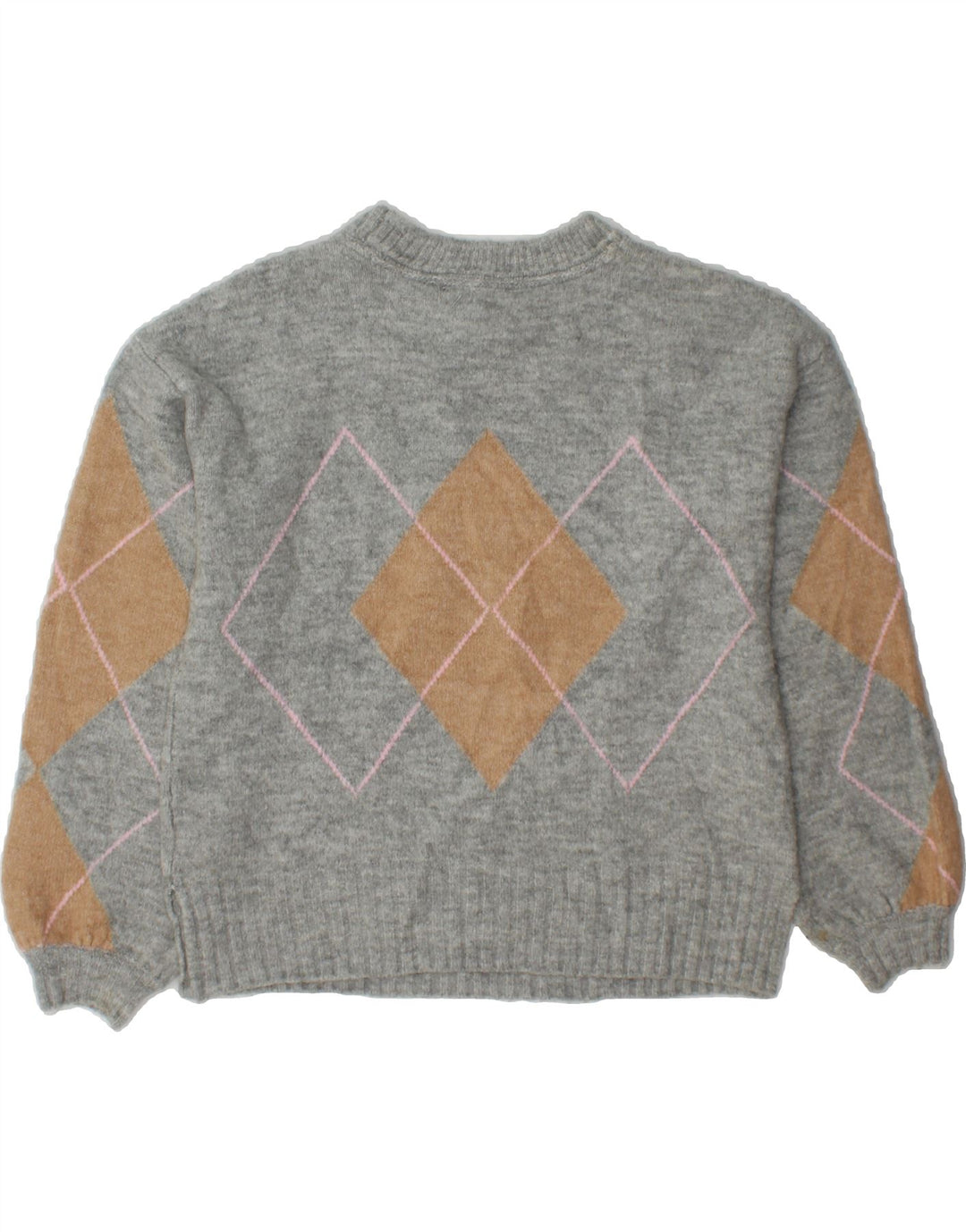 CREW CLOTHING Womens Crew Neck Jumper Sweater UK 8 Small Grey Vintage Crew Clothing and Second-Hand Crew Clothing from Messina Hembry 