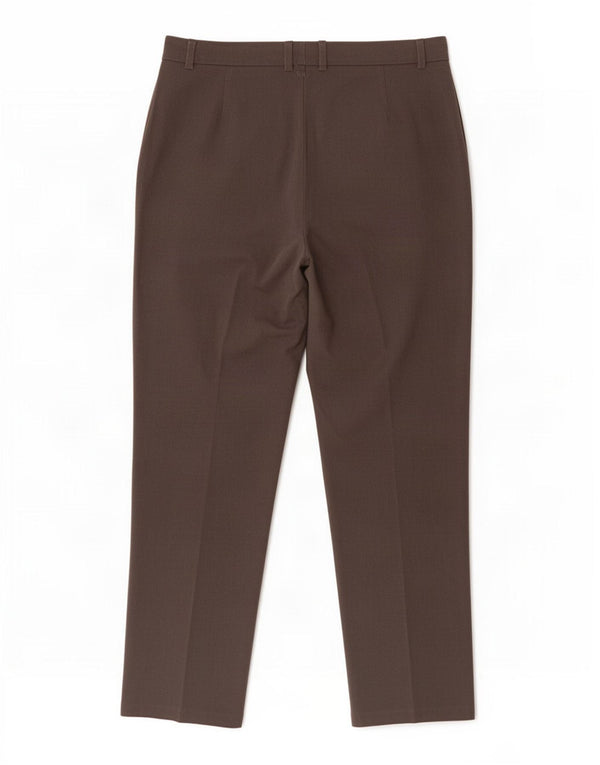 Marks & Spencer Womens Straight Casual Trousers UK 14 Large W34 L30 Grey