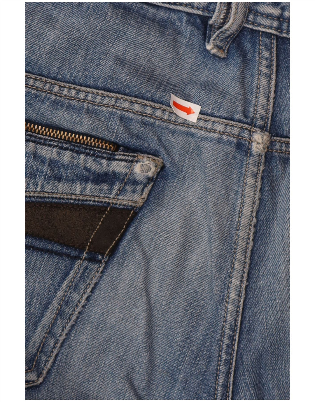 DIESEL Mens Slim Jeans W32 L32 Blue Cotton