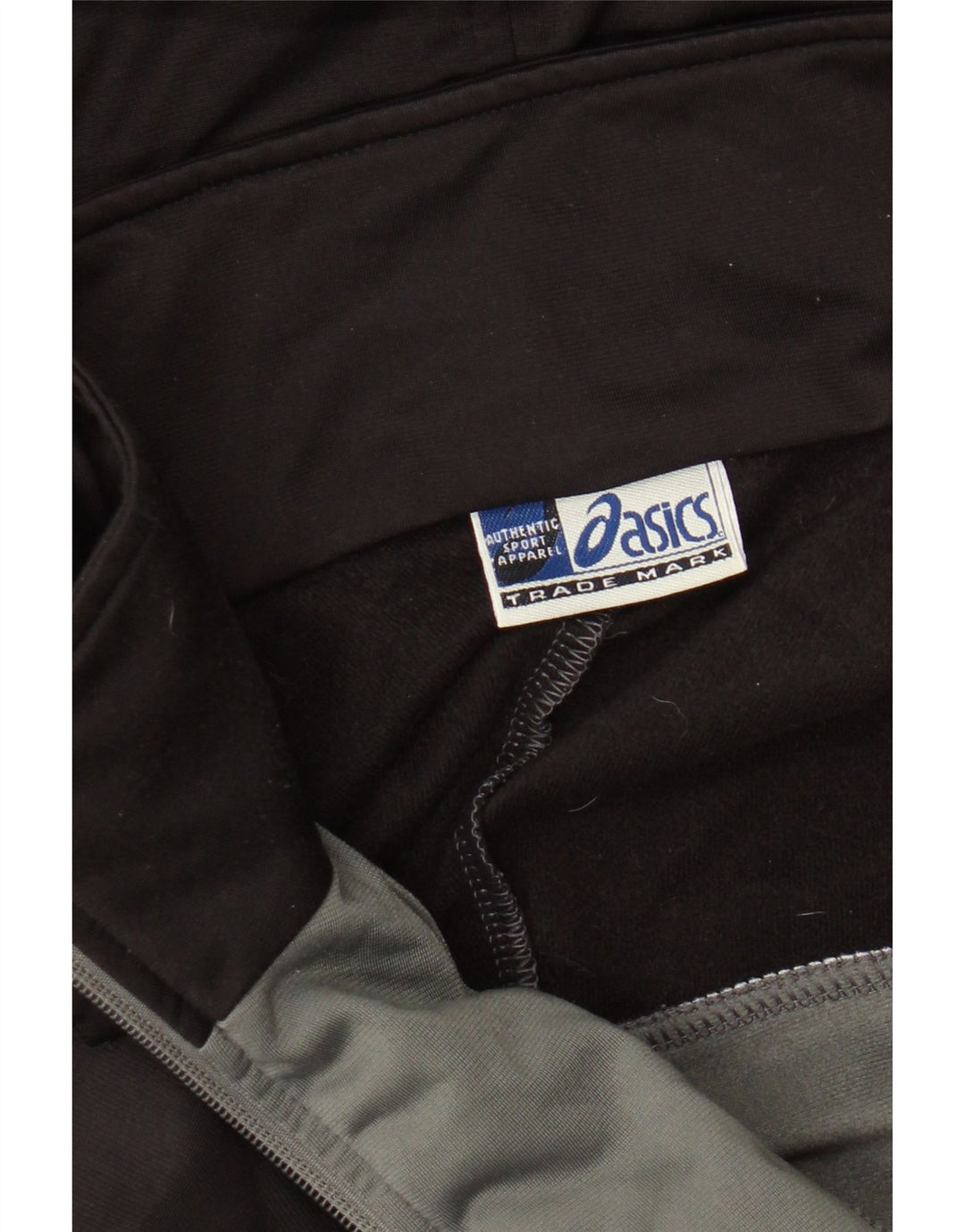 ASICS Mens Zip Hoodie Sweater XL Grey Colourblock