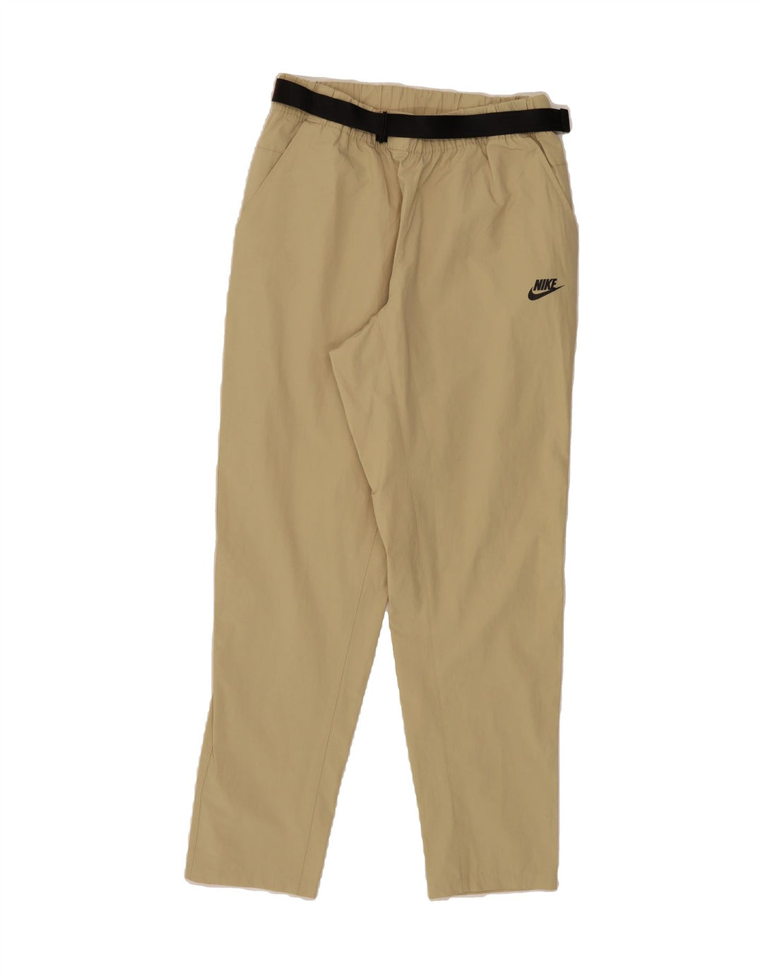 NIKE Mens Slim Casual Trousers Small W28 L29 Beige Polyester Vintage Nike and Second-Hand Nike from Messina Hembry 