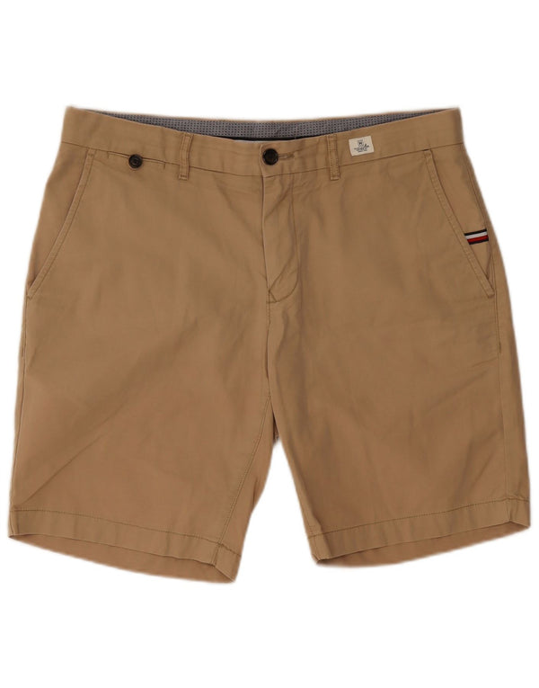 Tommy Hilfiger Mens Chino Shorts W34 Large Beige Cotton