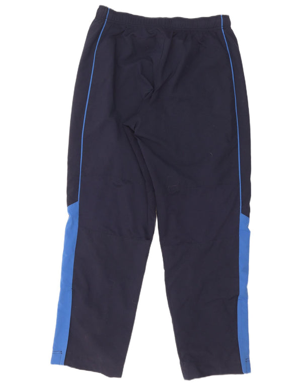 Nike Mens Tracksuit Trousers Medium  Navy Blue Colourblock Polyester