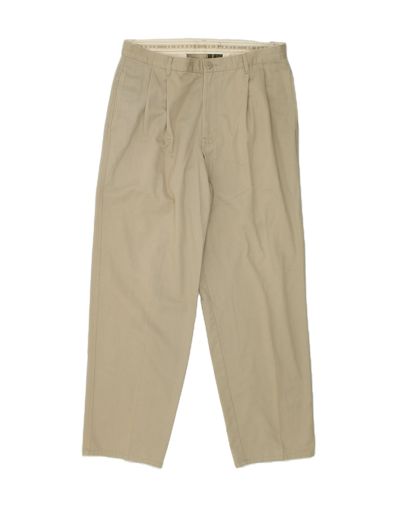 CALVIN KLEIN Mens Khakis Pegged Casual Trousers W36 L33  Beige Cotton | Vintage Calvin Klein | Thrift | Second-Hand Calvin Klein | Used Clothing | Messina Hembry 