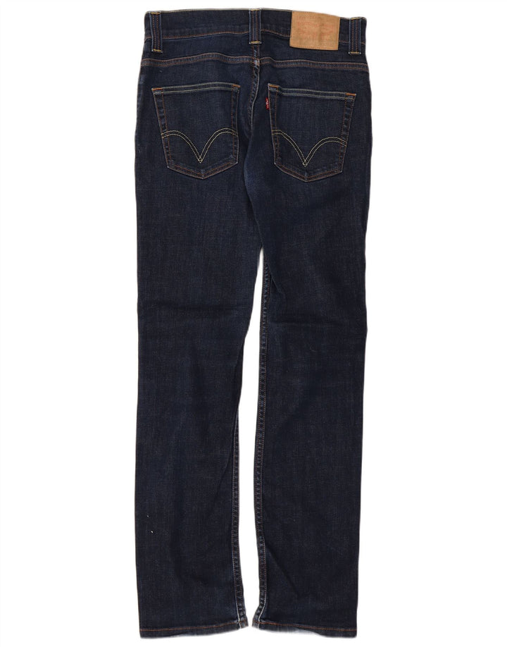 Levi's Womens Slim Jeans W30 L32 Navy Blue Cotton