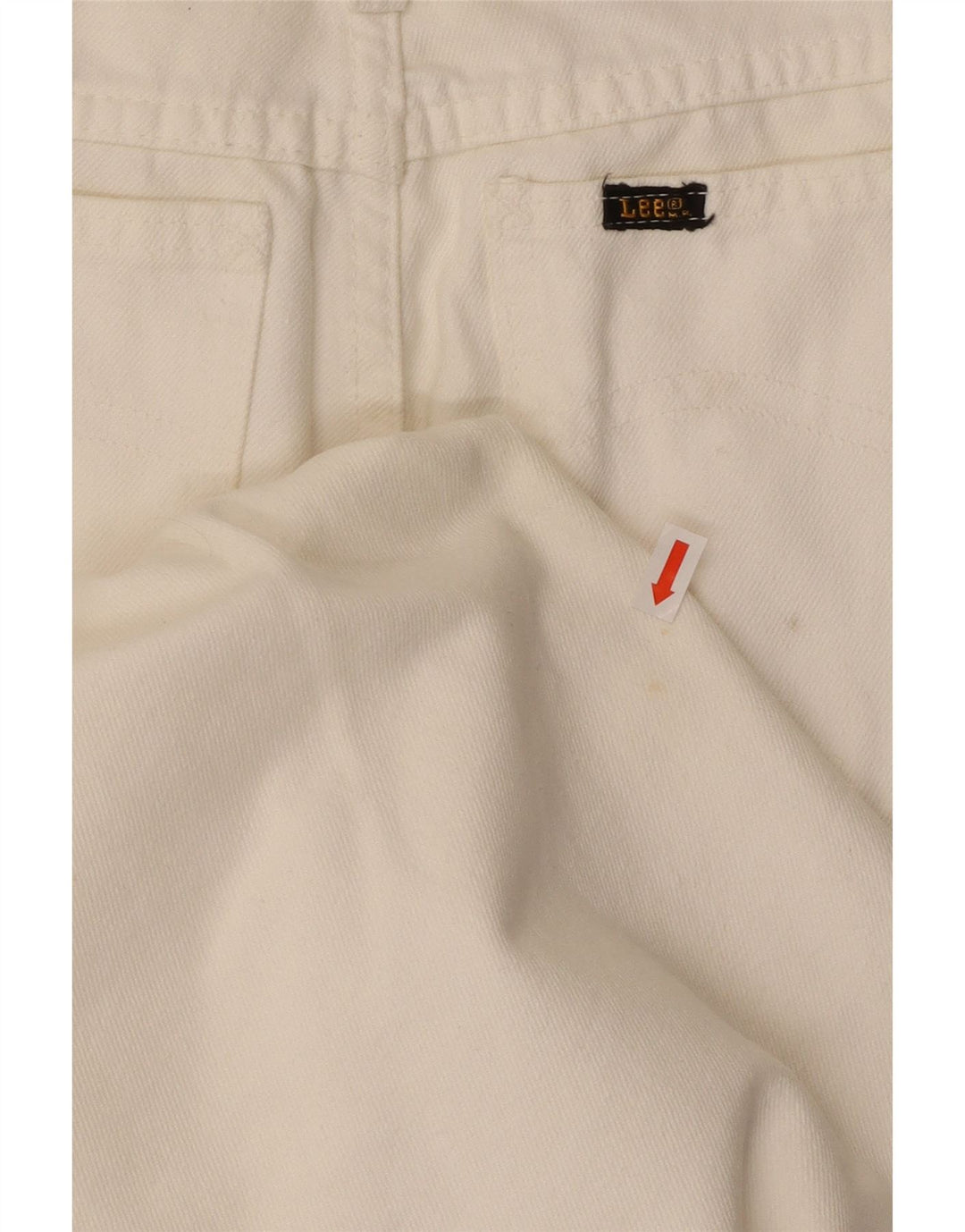 LEE Mens Tapered Jeans W29 L27 White Cotton