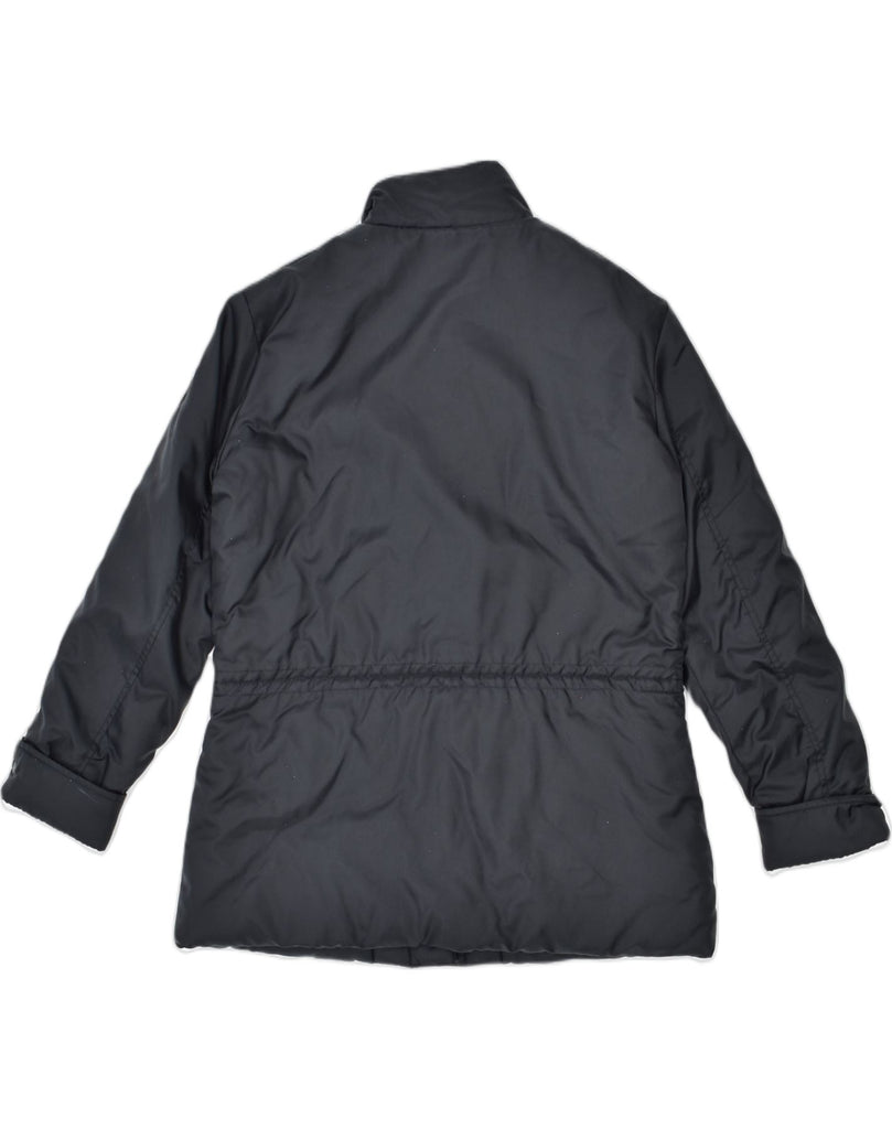 SERGIO TACCHINI Womens Padded Jacket US 12 Large Black Polyester | Vintage Sergio Tacchini | Thrift | Second-Hand Sergio Tacchini | Used Clothing | Messina Hembry 