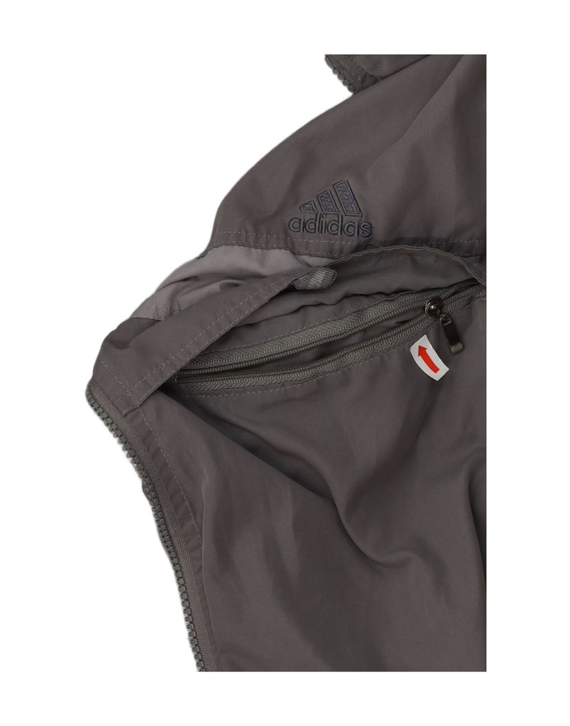 ADIDAS Mens Utility Gilet UK 44 2XL Grey Colourblock Vintage Adidas and Second-Hand Adidas from Messina Hembry 