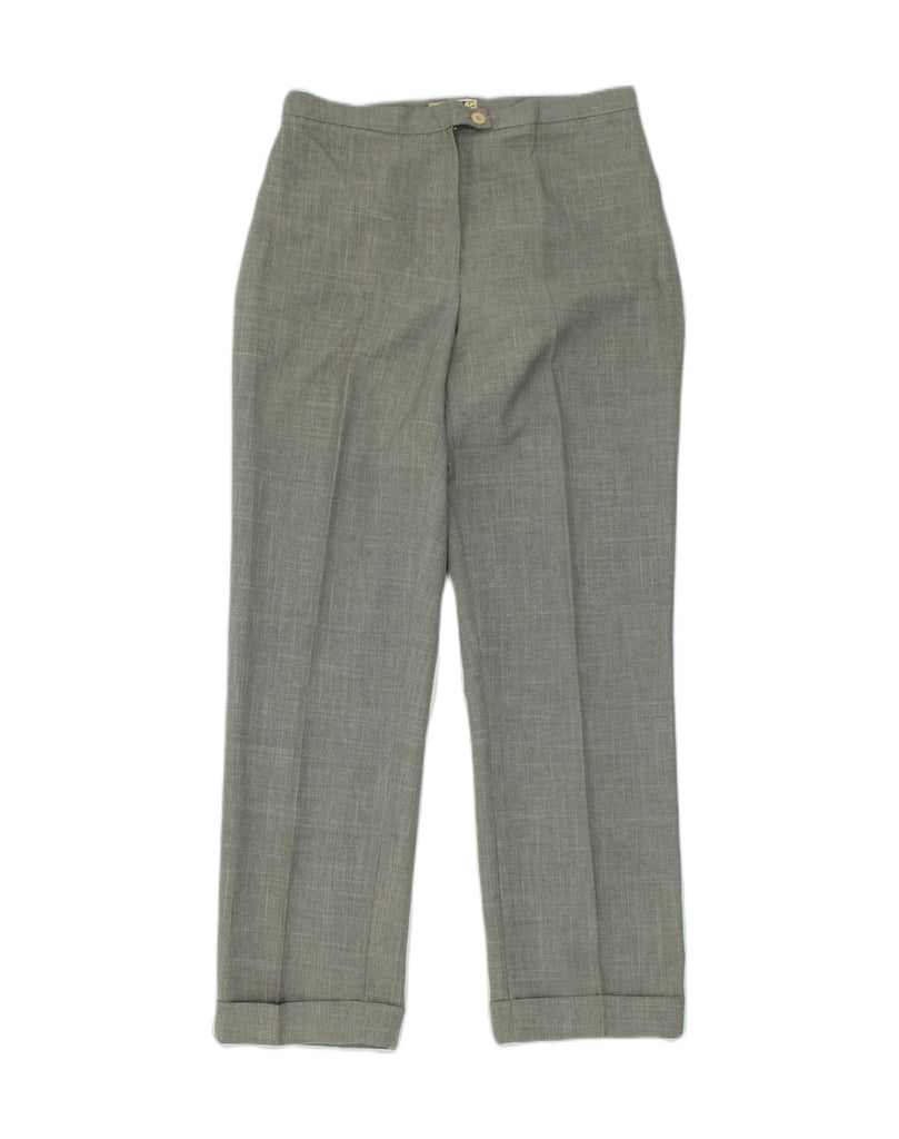 AVANT Womens Straight Casual Trousers IT 46 Large W30 L28 Grey Polyester | Vintage Avant | Thrift | Second-Hand Avant | Used Clothing | Messina Hembry 