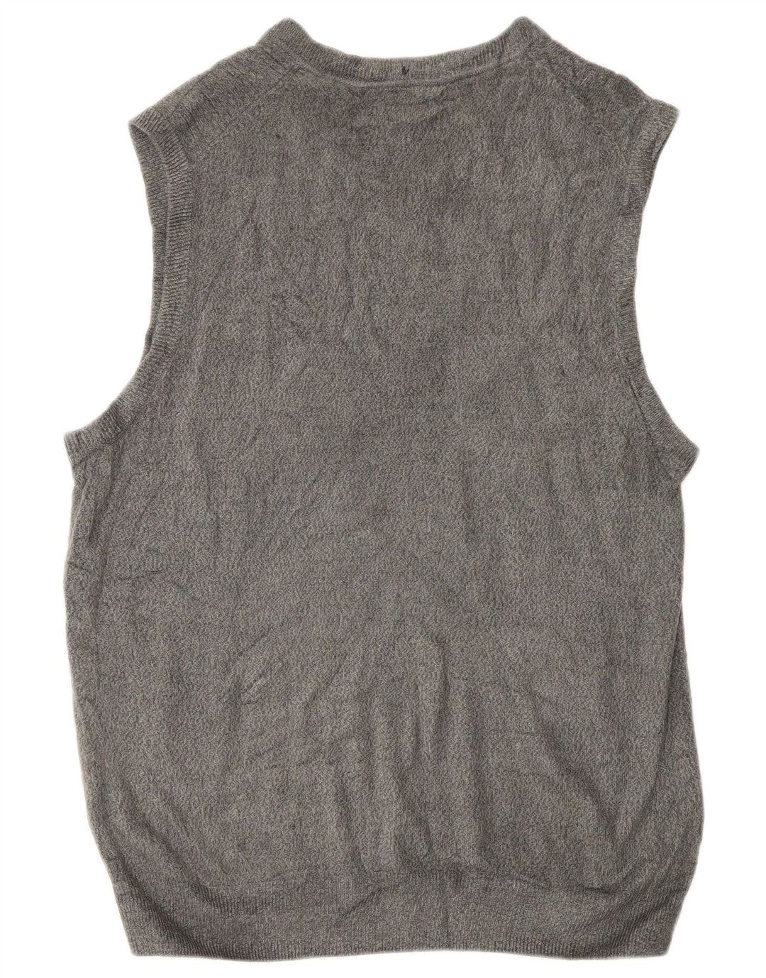 Dockers Mens Vest Tank Top Large Grey Flecked Acrylic