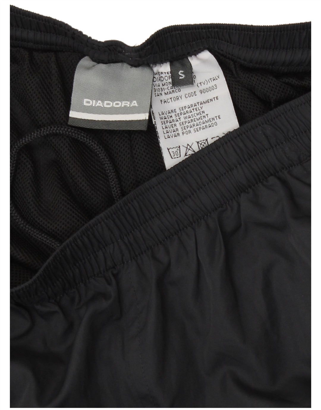 Diadora Womens Tracksuit Trousers UK 10 Small Grey Colourblock Polyester