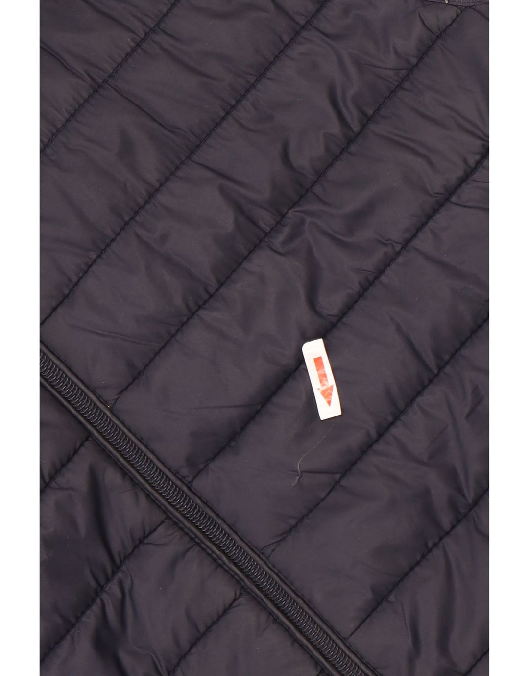 Zara Mens Padded Gilet UK 40 Large Navy Blue Polyester