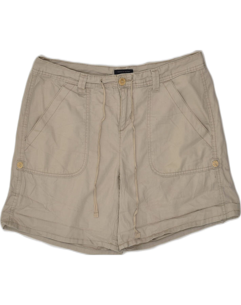 TOMMY HILFIGER Womens Chino Shorts US 10 Large W34 Beige Cotton | Vintage Tommy Hilfiger | Thrift | Second-Hand Tommy Hilfiger | Used Clothing | Messina Hembry 