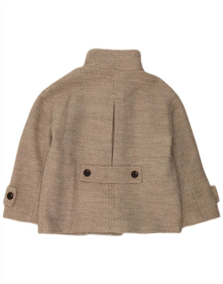 Marks & Spencer Womens Loose Fit Overcoat UK 14 Medium Grey Polyester