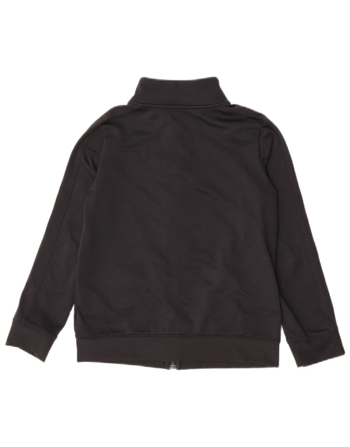 Under Armour Boys Tracksuit Top Jacket 9-10 Years Medium Black Polyester