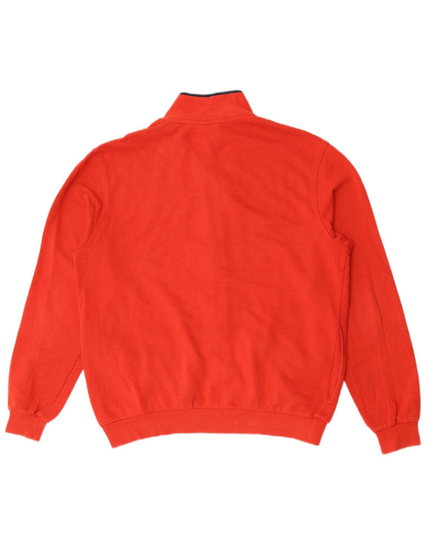 Fila Mens Tracksuit Top Jacket Medium Red Cotton