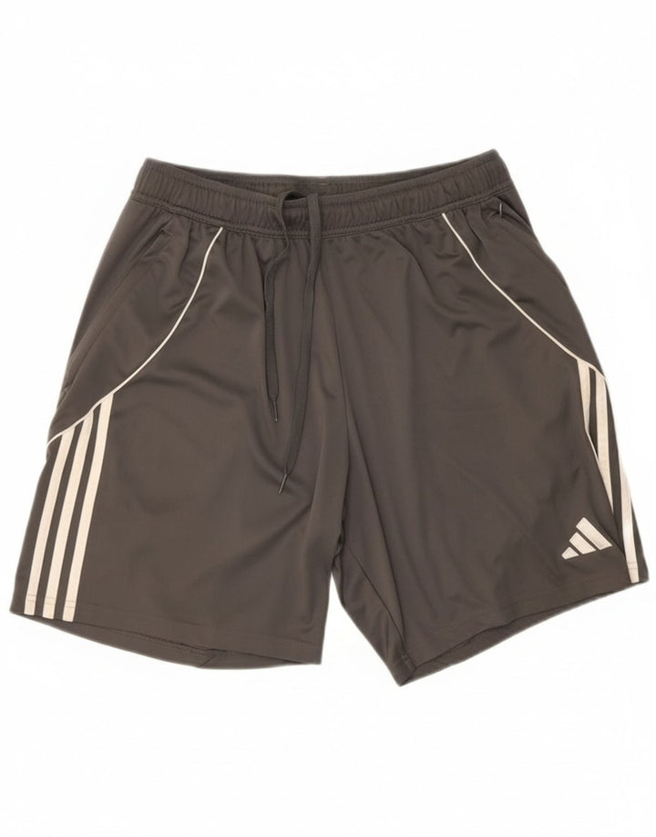 Adidas Mens Aeroready Regular Fit Sport Shorts Large  Grey Polyester