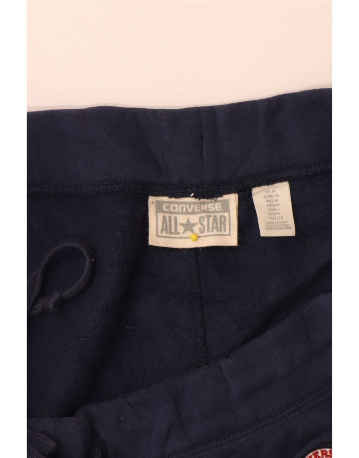 Converse Womens Tracksuit Trousers Joggers UK 14 Medium Navy Blue Cotton