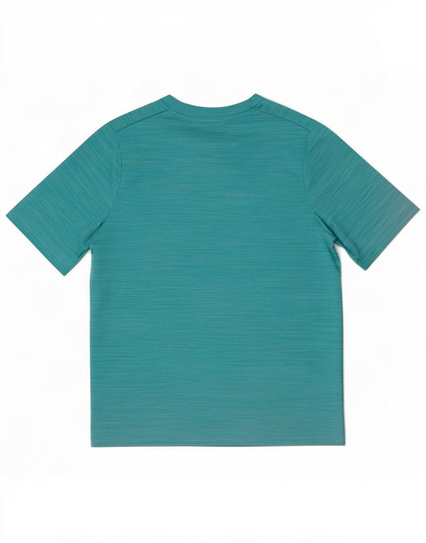 Nike Boys Dri Fit T-Shirt Top 12-13 Years Large Blue Striped Polyester