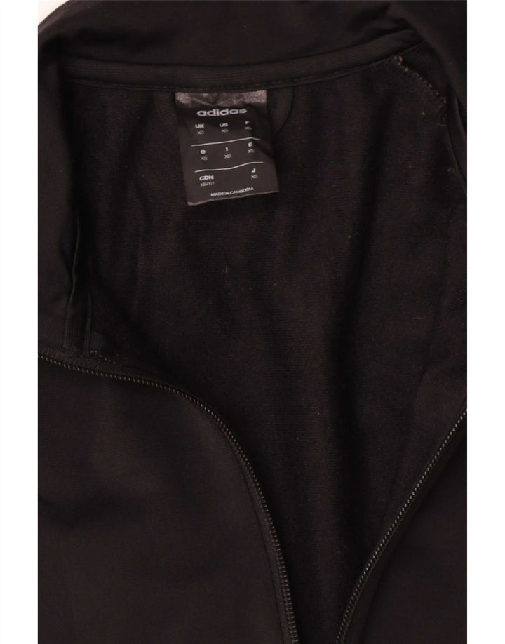 Adidas Mens Climalite Tracksuit Top Jacket XS Black Polyester