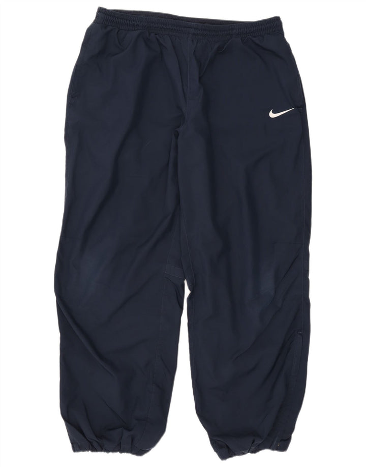 Nike Mens Tracksuit Trousers Joggers 2XL Navy Blue Polyester