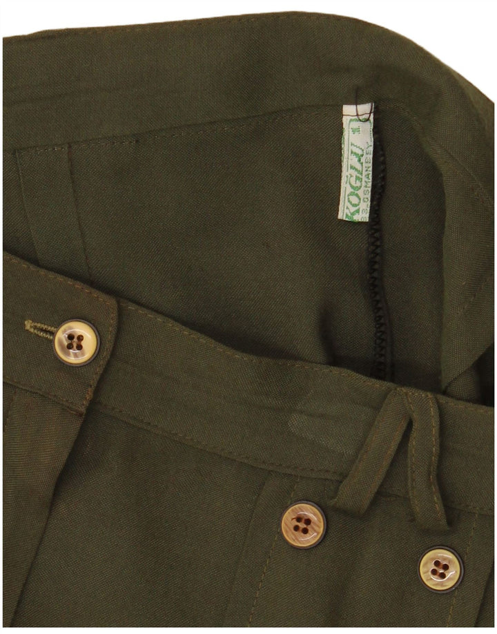 VINTAGE Womens Casual Shorts W26 Small Green