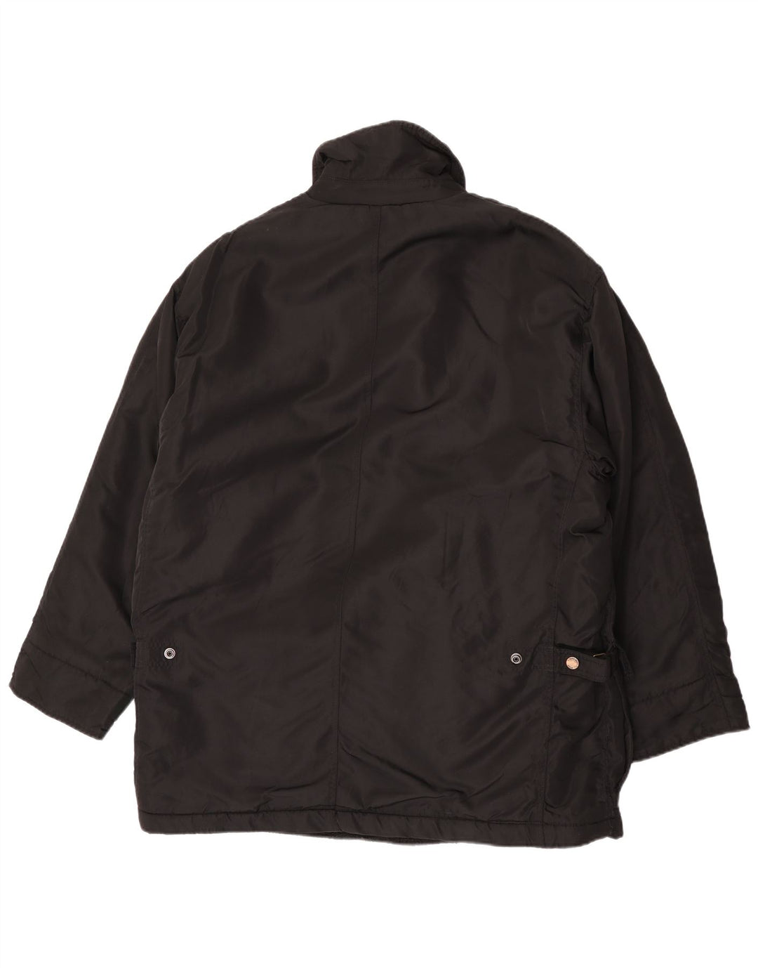 Hugo Boss Mens Windbreaker Coat EU 52 XL Black Polyamide