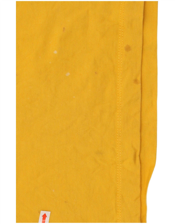 CHAMPION Mens Graphic T-Shirt Top Large Yellow