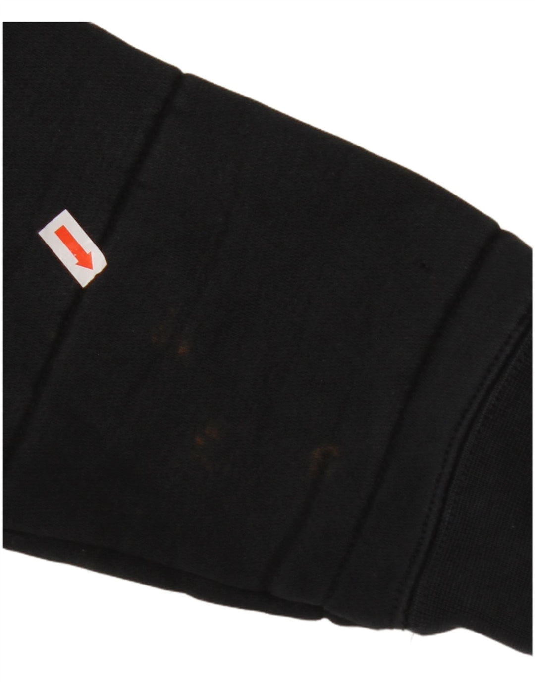 NIKE Mens Zip Hoodie Sweater Medium Black Cotton