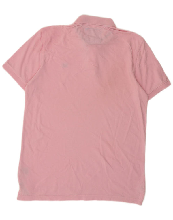 J. Crew Mens Polo Shirt Medium Pink Cotton