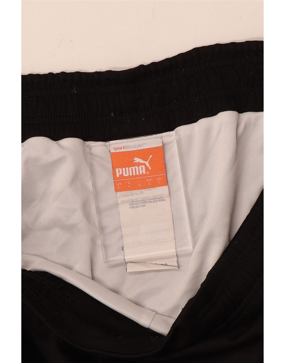 Puma Mens BVB Dortmund Graphic Sport Shorts Large  Black Polyester