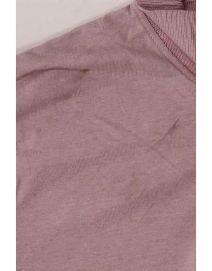 FRENCH CONNECTION Mens Polo Shirt Medium Pink Cotton