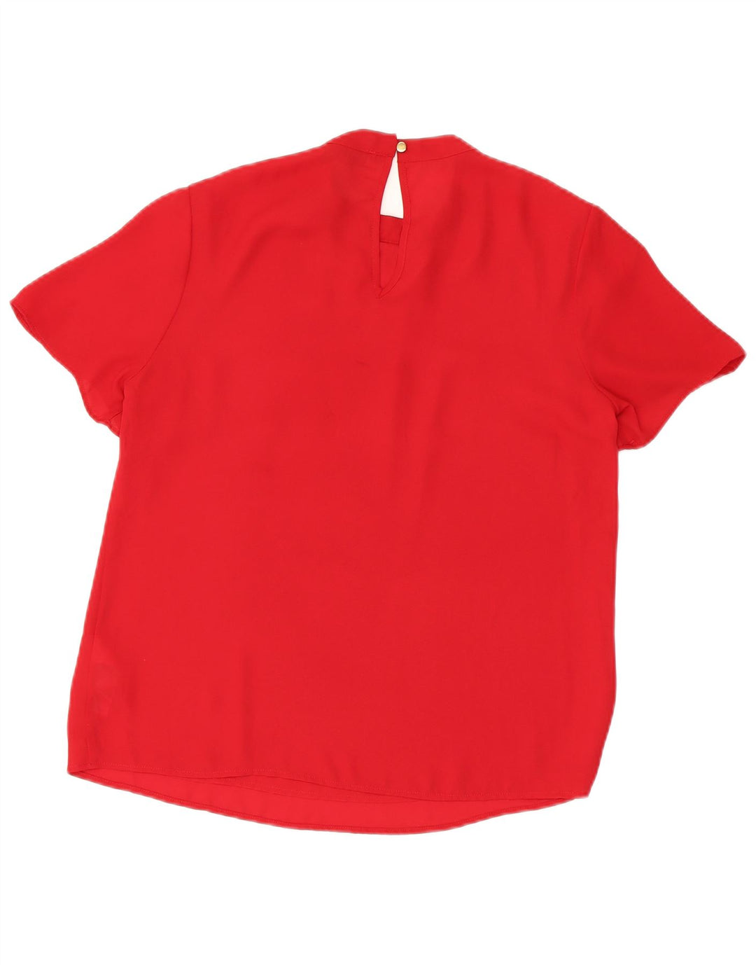 Oasis Womens Blouse Top UK 12 Medium Red Polyester