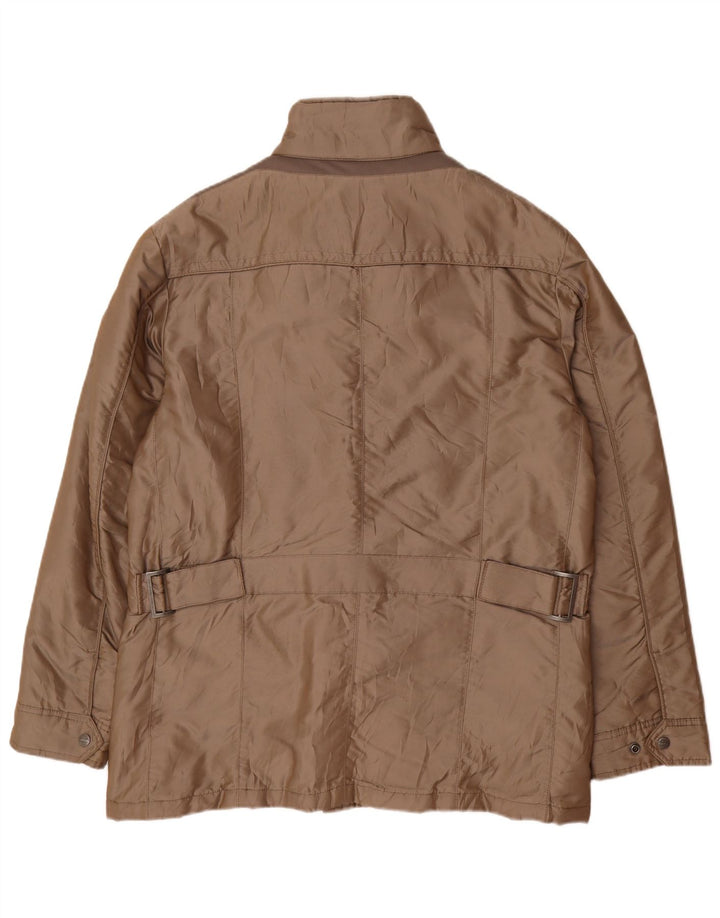 Geox Mens Respira Utility Jacket UK 42 XL Brown Polyamide