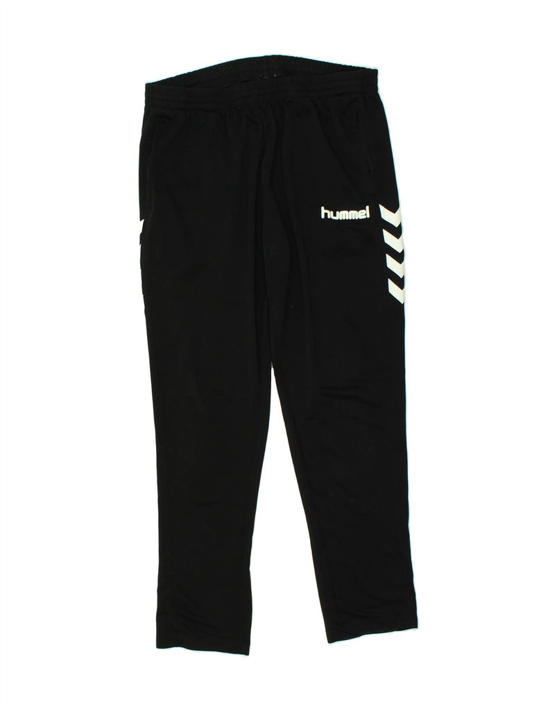 HUMMEL Mens Graphic Tracksuit Trousers XL Black Polyester | Vintage Hummel | Thrift | Second-Hand Hummel | Used Clothing | Messina Hembry 