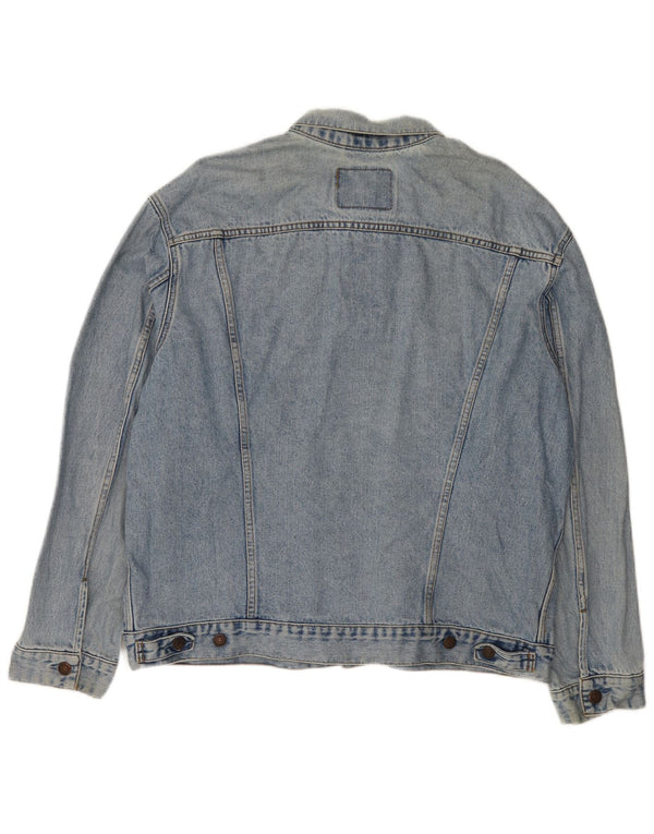 Levi's Mens Denim Jacket UK 44 2XL Blue Cotton